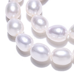Natural Cultured Freshwater Pearl Beads Strands&nbsp;PEAR-N012-06P