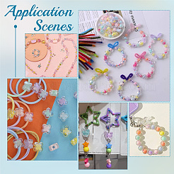 240Pcs Transparent Acrylic Beads&nbsp;MACR-PH0001-74