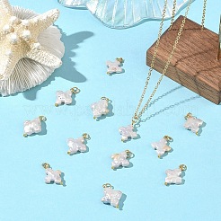 12Pcs Natural Baroque Pearl Pendants&nbsp;PALLOY-YW00231