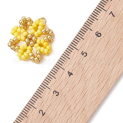 Glass Seed Beaded Pendants&nbsp;PALLOY-MZ01267-04