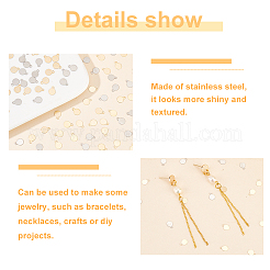 200Pcs 2 Colors 304 Stainless Steel Charms&nbsp;STAS-DC0012-56