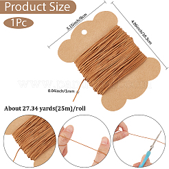 25M Round Cowhide Leather Cord&nbsp;WL-CL0001-40