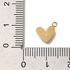 Ion Plating(IP) 304 Stainless Steel Rhinestone Charms&nbsp;STAS-P371-064G