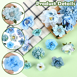 3 Bags 3 Styles Cloth Flower&nbsp;DIY-SP0005-72C