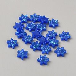Resin Imitation Opal Charm&nbsp;LS-RESI-WH0022-54A