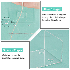 Acrylic Wall Adhesive Storage Holders&nbsp;ODIS-WH0030-47A