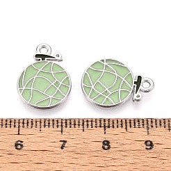 Fruit Alloy Enamel Charms&nbsp;PALLOY-S058-01P-08