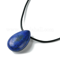 Natural & Synthetic Gemstone Pendant Necklaces&nbsp;NJEW-C046-02