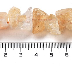 Raw Rough Heated Natural Citrine Beads Strands&nbsp;G-P528-A01-01