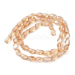 Electroplate Glass Beads Strands&nbsp;EGLA-L045-C-PL04