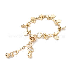 Adjustable Brass Curb Chains Finger Rings for Women&nbsp;RJEW-JR00861