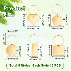 Acrylic Wine Glass Charms&nbsp;AJEW-GA00009