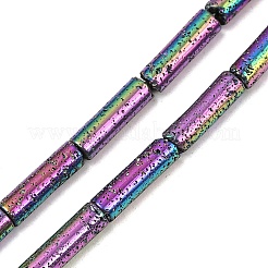 Electroplated Natural Lava Rock Beads Strands&nbsp;G-K388-03B-09