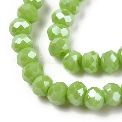 Electroplate Glass Beads Strands&nbsp;EGLA-A034-P1mm-A28