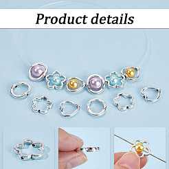 120Pcs 3 Styles Tibetan Style Alloy Bead Frames&nbsp;TIBE-SP0001-13