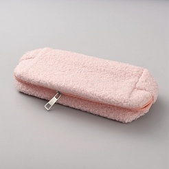 Large Capacity Plush Makeup Zipper Bags&nbsp;ABAG-WH0063-125C