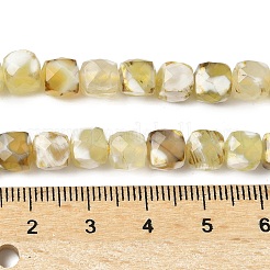 Natural Fire Crackle Agate Beads Strands&nbsp;G-H078-C49-6mm-05