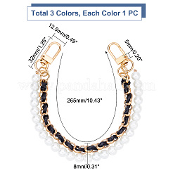 3Pcs 3 Colors Double-strand Bag Handles&nbsp;FIND-PH0005-52