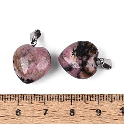 Natural Rhodonite Pendants&nbsp;G-T143-49F