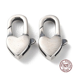 925 Thailand Sterling Silver Lobster Claw Clasps&nbsp;STER-D003-45AS