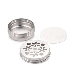 Aluminium Shallow Round Tins&nbsp;LS-AJEW-WH0258-141C