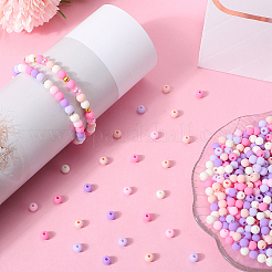 1000Pcs Frosted Opaque Acrylic Beads&nbsp;OACR-SP0001-32C