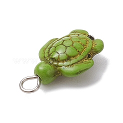 Dyed Synthetic Turquoise Pendants&nbsp;PALLOY-JF02897
