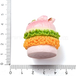 Opaque Resin Imitation Food Cabochons&nbsp;RESI-K029-06B