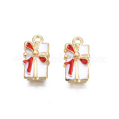 Rack Plating Alloy Enamel Pendants&nbsp;ENAM-N055-138