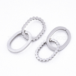 Tarnish Resistant 201 Stainless Steel Linking Rings&nbsp;STAS-N091-131