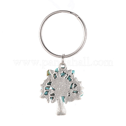 Chip Synthetic Turquoise Keychain&nbsp;KEYC-JKC00219-02