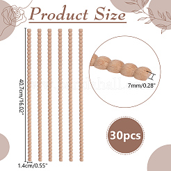 Wooden Half Round Wall Decorations Line&nbsp;AJEW-WH0752-419