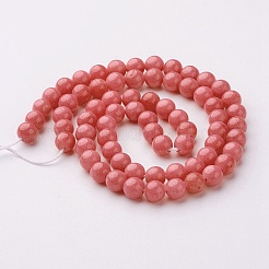 Natural Mashan Jade Round Beads Strands&nbsp;G-D263-10mm-XS18