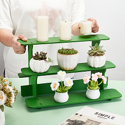 3-Tier Wooden Dice Organizer Display Riser Racks&nbsp;ODIS-WH0086-147