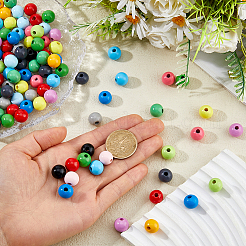 640Pcs 16 Colors Schima Wood Beads&nbsp;WOOD-DC0001-39