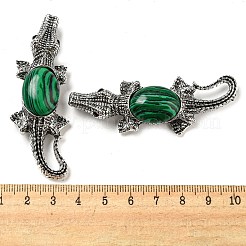 Dual-use Items Alloy Crocodile Brooch&nbsp;JEWB-C026-01H-AS