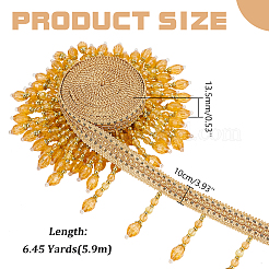 5.9M Polyester Fringe Lace Ribbon&nbsp;OCOR-WR0001-37A