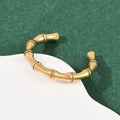304 Stainless Steel Cuff Rings for Women&nbsp;RJEW-G361-01G