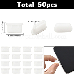 50Pcs Silicone Mobile Anti-Dust Plugs&nbsp;AJEW-SC0031-64B