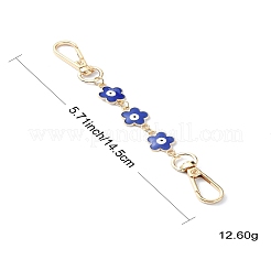 Alloy Enamel Evil Eye Flower Link Bag Strap&nbsp;FIND-YW00004