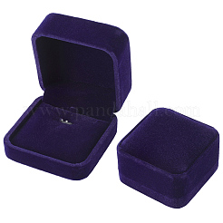 Square Velvet Jewelry Boxes for Pendant&nbsp;CON-WH20013-03B
