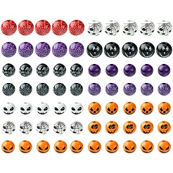 Printed Wood European Beads&nbsp;WOOD-FS0001-30