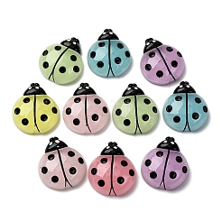 Opaque Resin Cabochons&nbsp;CRES-I046-02