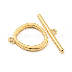 Brass Toggle Clasps&nbsp;KK-A223-04G
