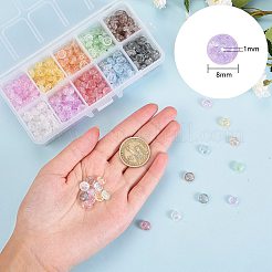 500Pcs 10 colors Crackle Glass Beads&nbsp;GLAA-SZ0001-56