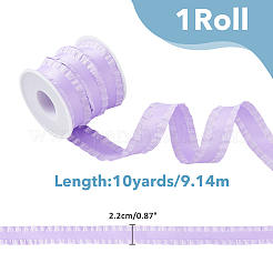 10 Yards Polyester Pleated Edged Ribbon for Clothing Decoration&nbsp;DIY-FI0001-13D