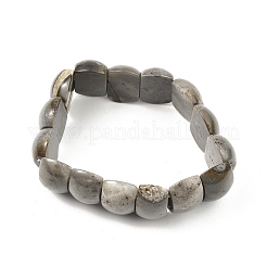 Natural Mexican Agate Beaded Stretch Bracelets&nbsp;BJEW-D036-01