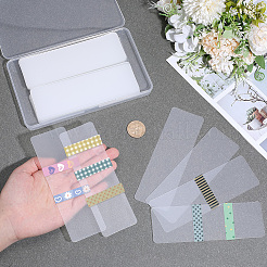 45Pcs Plastic Tape Sample Board&nbsp;DIY-CP0013-98