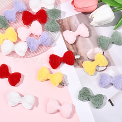 48Pcs 6 Colors Wool Ornament Accessories&nbsp;AJEW-SC0031-41