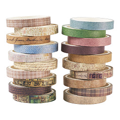 20 Rolls Paper Adhesive Tape Set&nbsp;DIY-TAC0023-42A